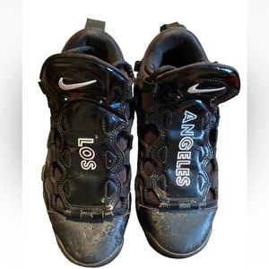 Nike Air More Money LX Uptempo Los Angeles Triple Black AJ1312 002 Women’s Sz 6